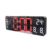 Relogio Digital Parede SATE ac-t6811 LED Laranja