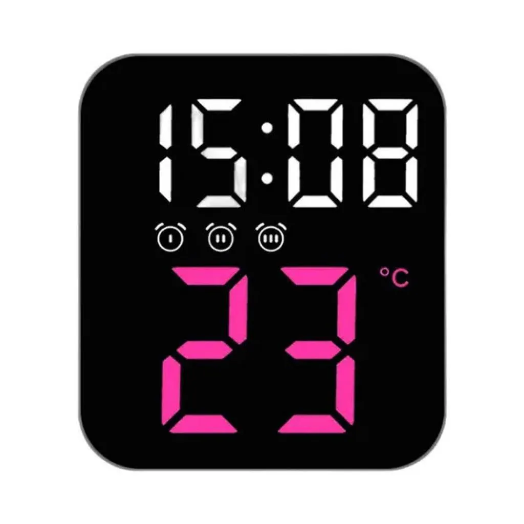 Relógio Digital Despertador SATE ac-t6824 Satellite