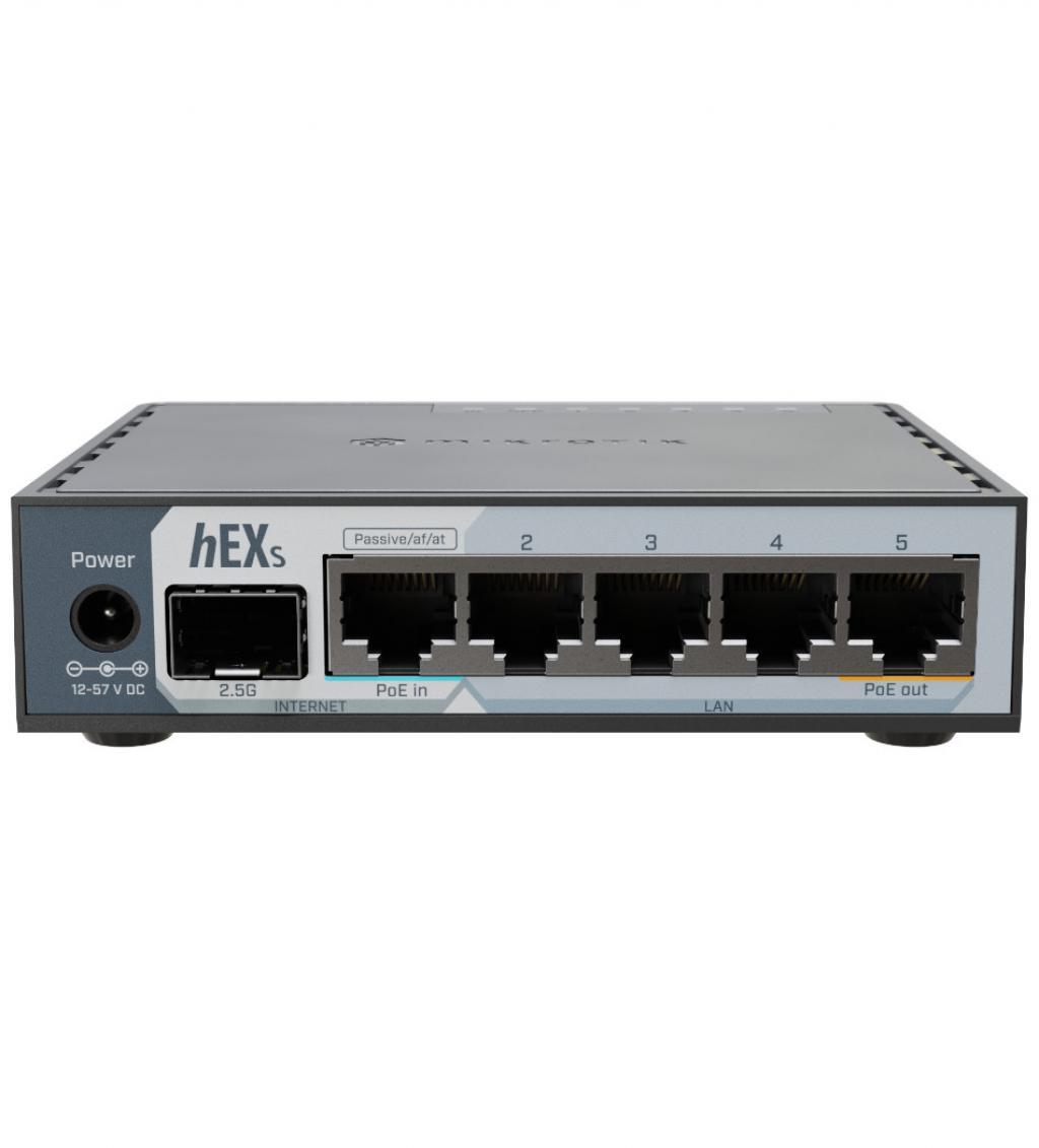 Mikrotik Routerboard E60IUGS Hex S 950MHz 512MB L4 Roteador Gigabit
