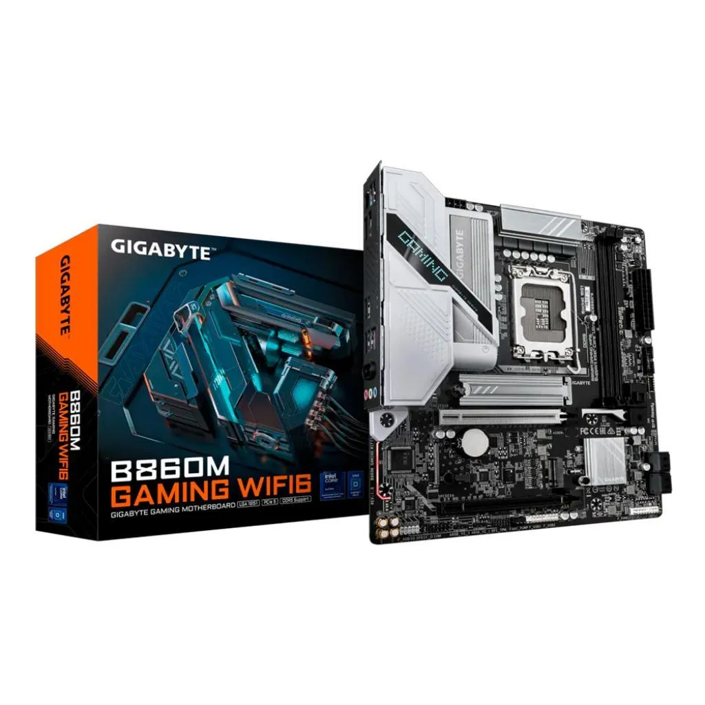 Placa Mãe Intel 1851 Gigabyte B860M Gaming WiFi6 DDR5