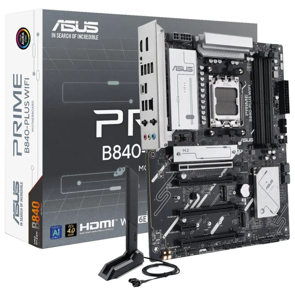 Placa Mãe Amd AM5 Asus B840-Plus Prime WIFI DDR5