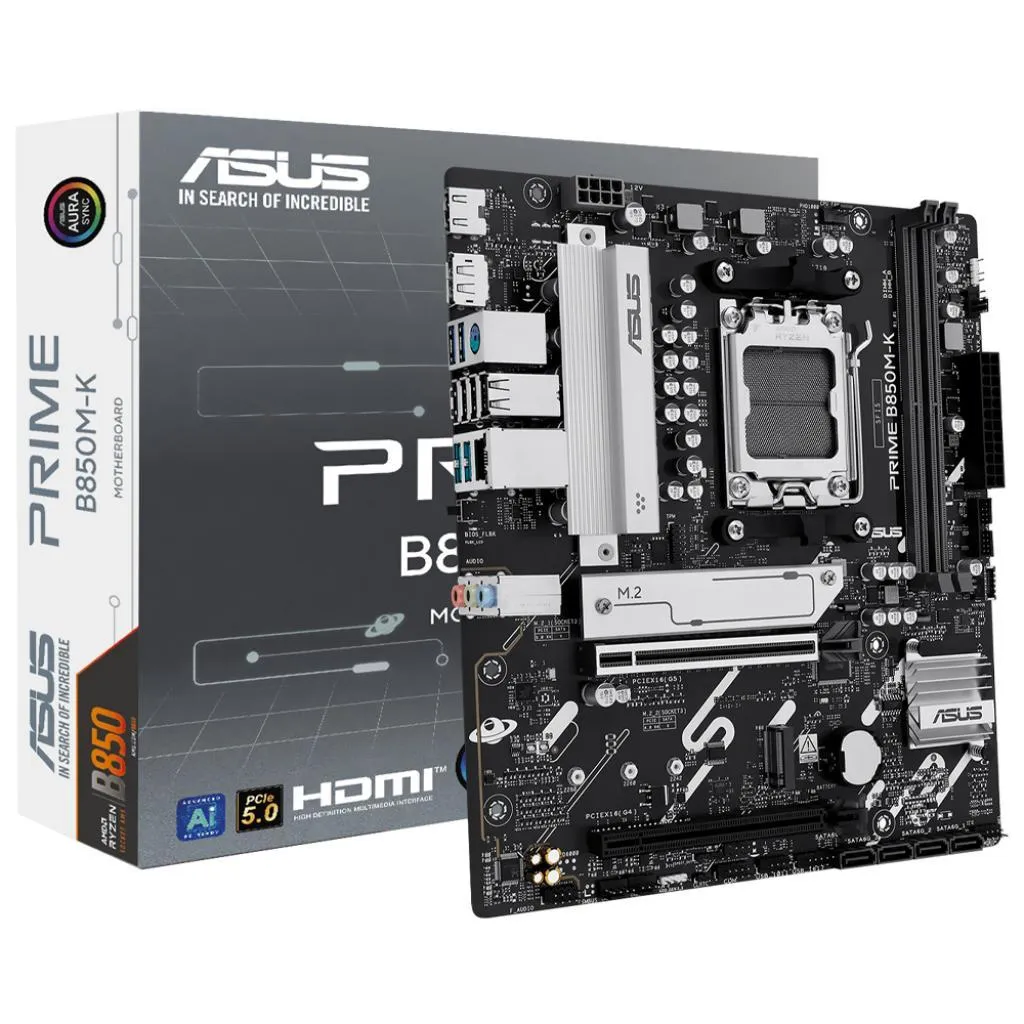 Anúncio: Placa-Mãe Asus Prime B850M-K AM5 Micro-Atx