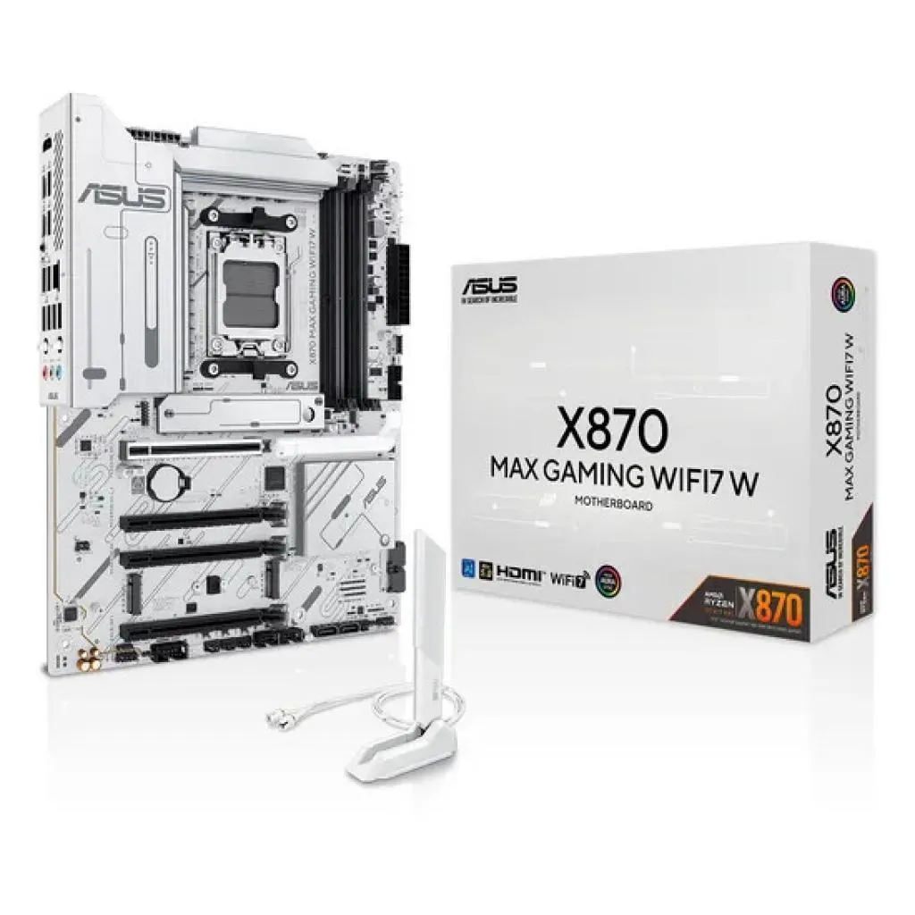 Placa Mãe Amd (AM5) Asus X870 Max Gaming W WIFI7