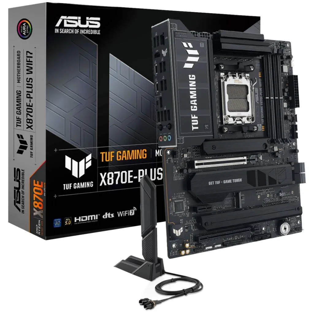 Placa Mãe Amd (AM5) Asus X870E-PLUS Tuf Gaming WIFI7