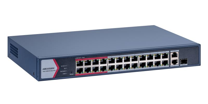 HUB 24 PORTAS HIKVISION DS-3E1326P-EI/M