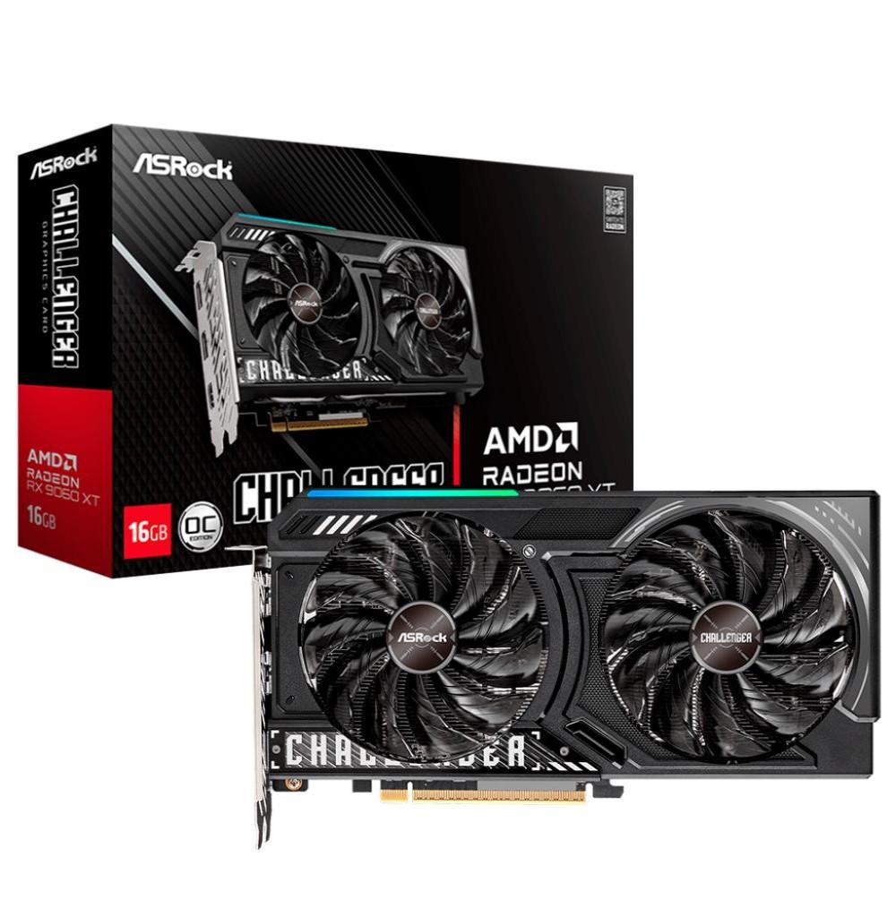 Placa de Video 16GB EXP. RX-9060XT Asrock Challenger OC 90-GA5QZZ-00UAN