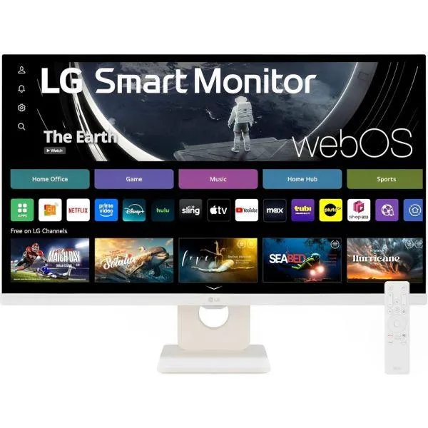 Monitor Smart LG 27SR50F-W IPS 27" Full HD 60 Hz / 5 ms - Blanco