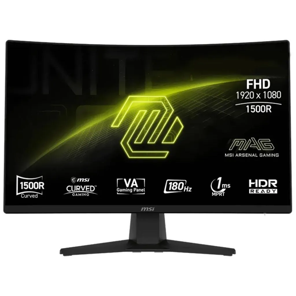 Monitor LED Curvo Msi 23.6" 242C Fhd 180Hz 1ms
