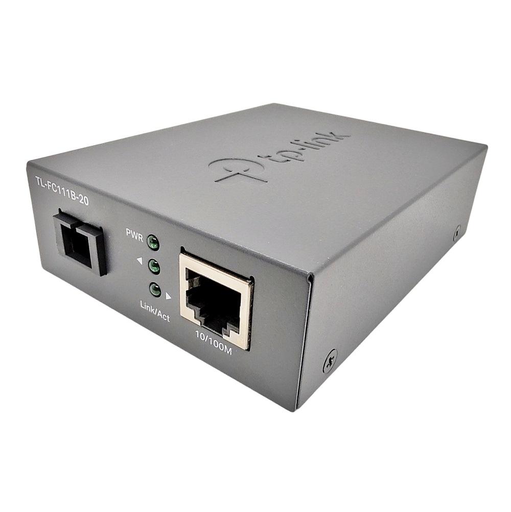 Anúncio: Conversor De Mídia Tp-Link TL-FC111B-20 Wdm 10/100Mbps Monomodo 20km
