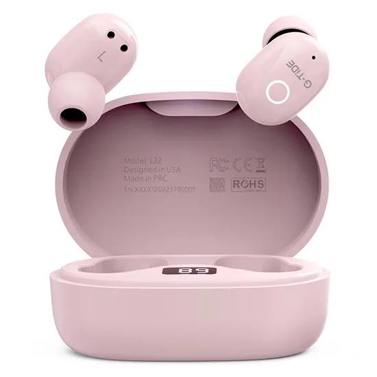 Fone G-Tide L32 Earphones Bluetooth Rosa