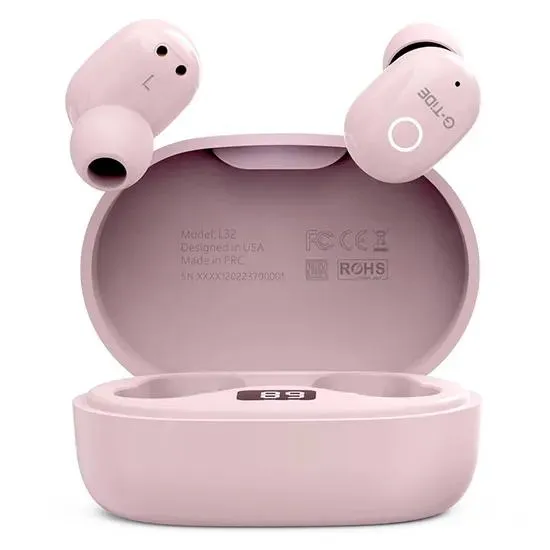 Fone G-Tide L32 Earphones Bluetooth Rosa