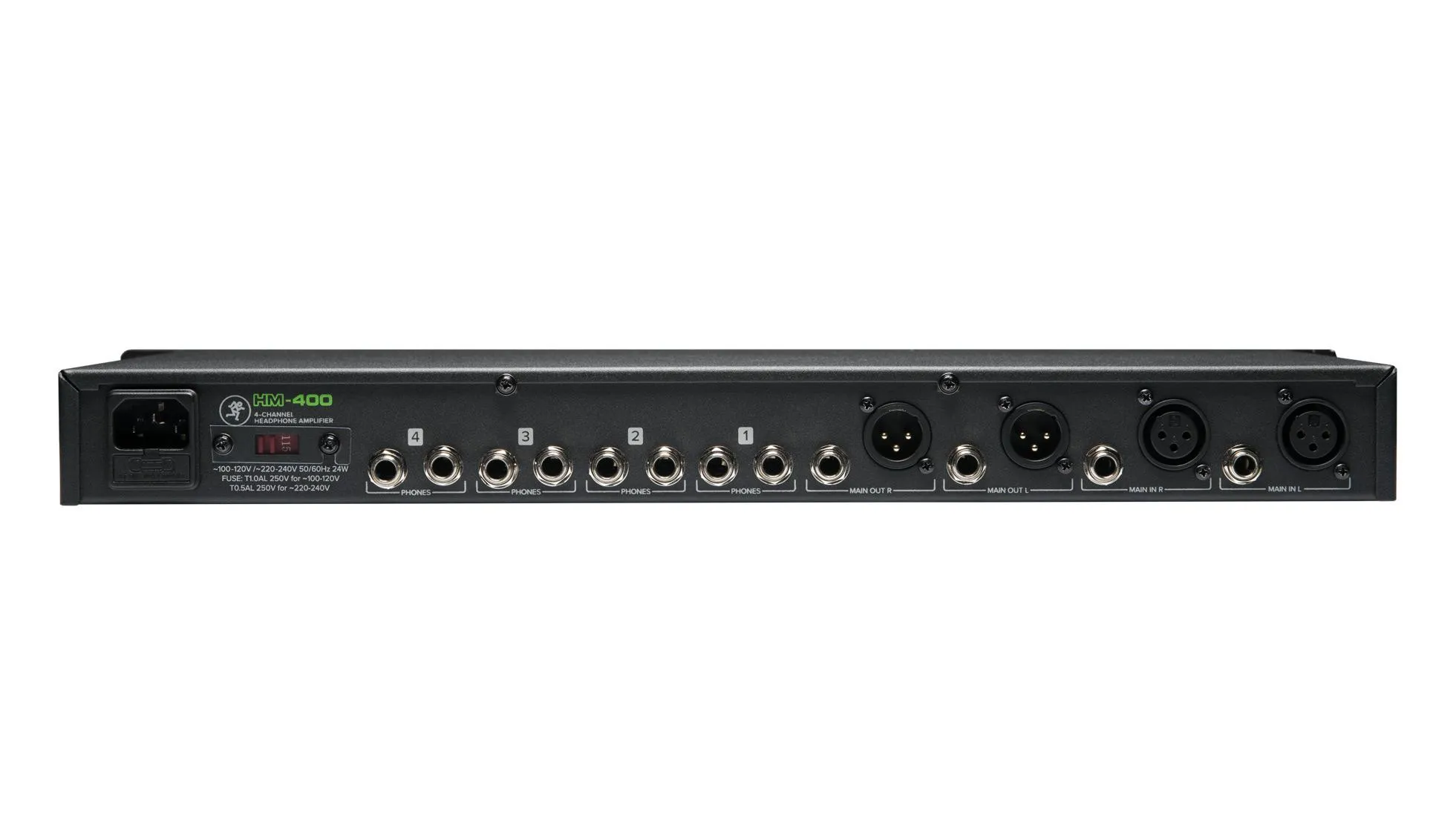 AMPLIFICADOR MACKIE HM-400 4CH P/FONE