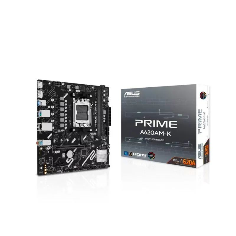 Anúncio: Placa Mãe Amd AM5 Asus Prime A620AM-K DDR5