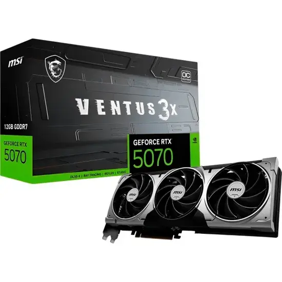 Placa De Vídeo 12GB Msi Geforce Rtx 5070 Ventus 3X Oc 912-V532-208