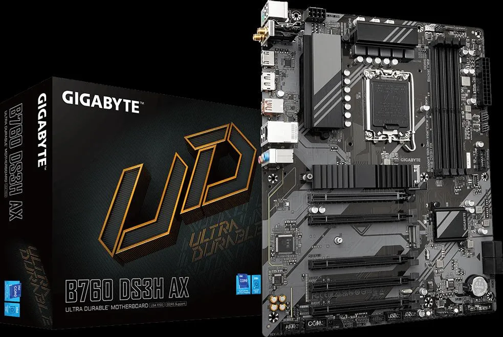 Placa Mãe Intel 1700 Gigabyte B760 DS3H Ax V2 WIFI DDR5