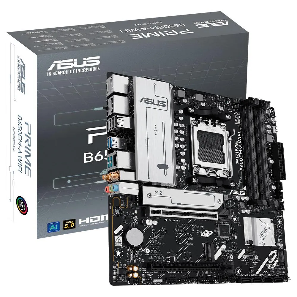 Anúncio: Placa Mãe Amd AM5 Asus Prime B650EM-A WIFI Atx