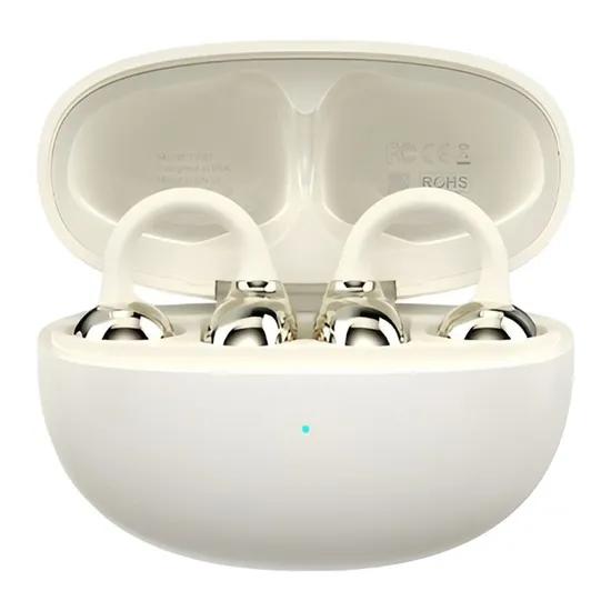 Fone De Ouvido Bluetooth Clip On G-Tide Branco