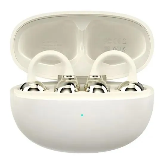 Fone De Ouvido Bluetooth Clip On G-Tide Branco