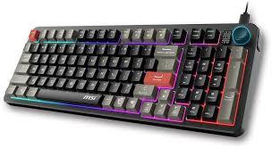 Teclado USB Msi Forge GK110 Preto S11-04US2E1-HH9