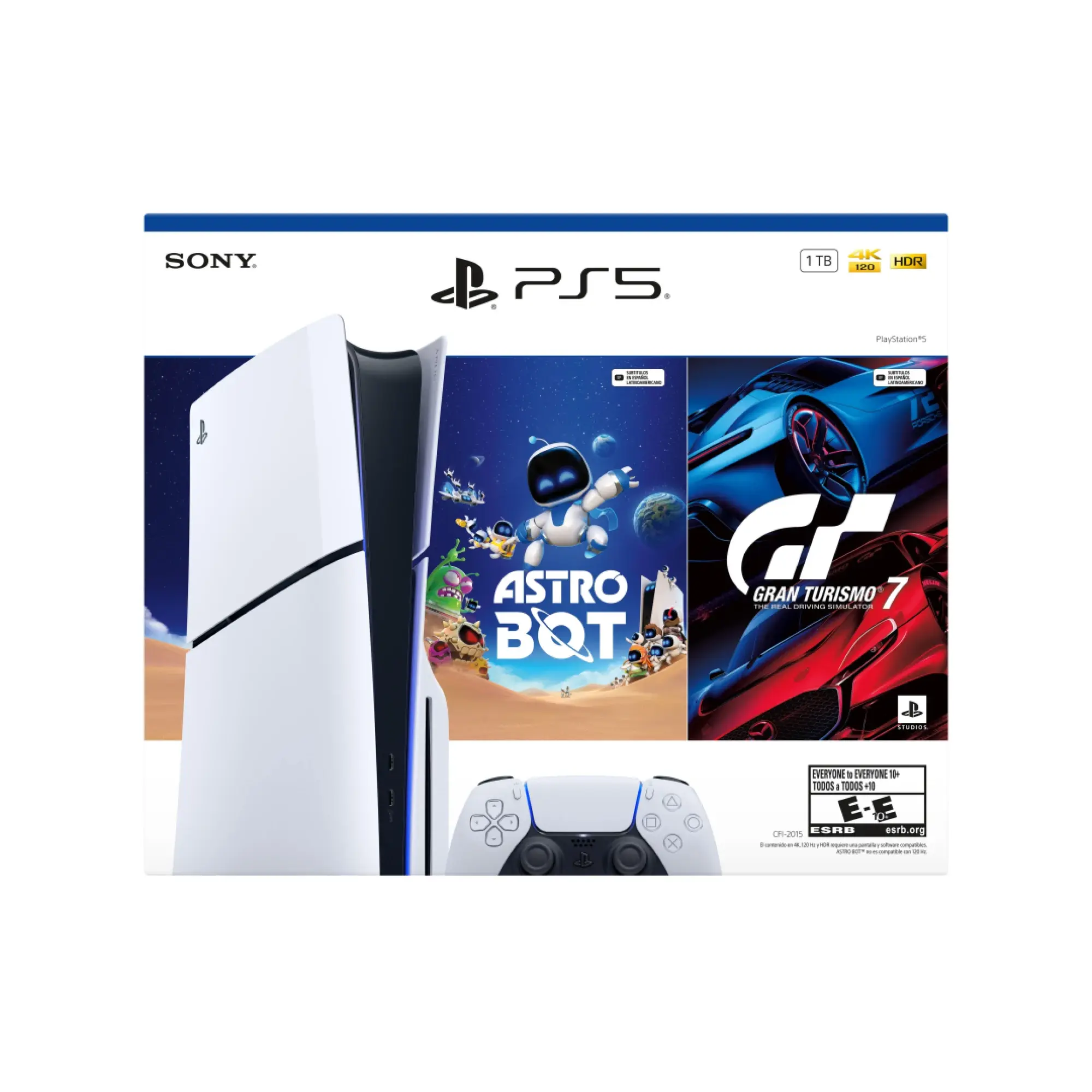 Console Sony Play 5 1TB 2115A Cd +Astro Bot/Gran Turismo