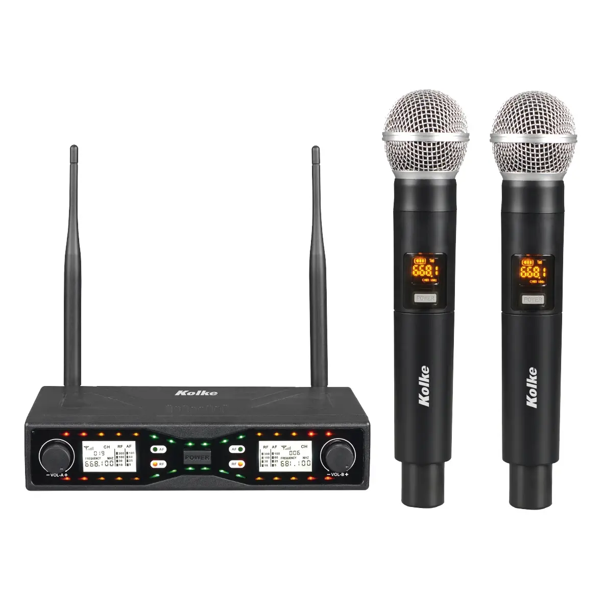 Anúncio: Microfone Kolke KPI-750 C/ 2 Microfones sem fio