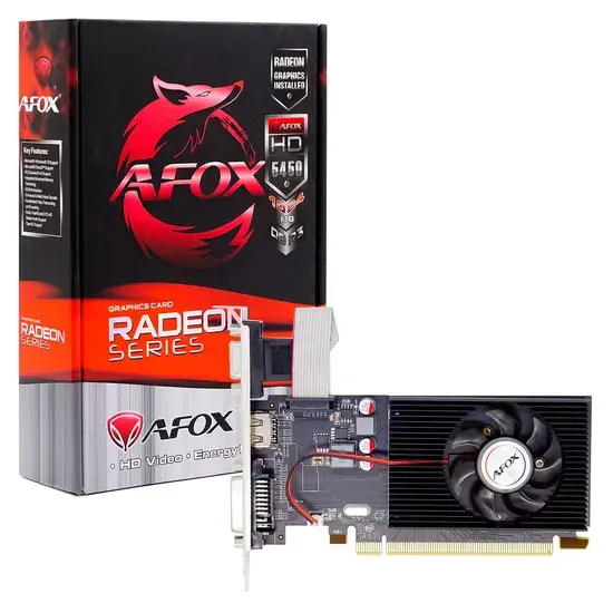 Placa de Video 1GB EXP. HD5450 Afox DDR3 AF5450-1024D3L5