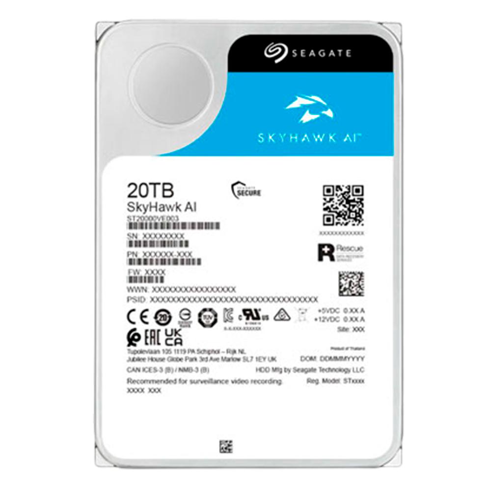 Hd SATA3 20TB Seagate Skyhawk Ai ST20000VE003