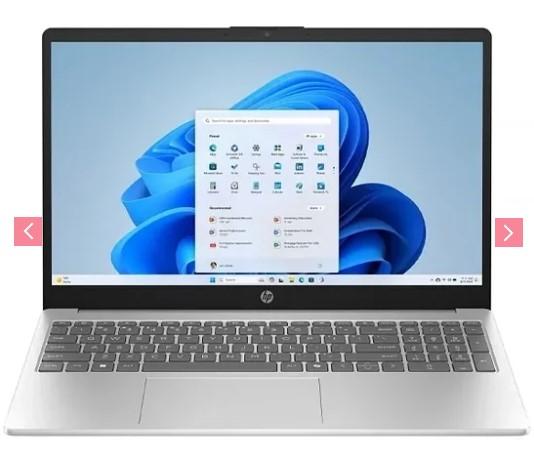 Notebook HP 15-FD0215DX CORE 5 120U/16/512/TC/15.6" Prata