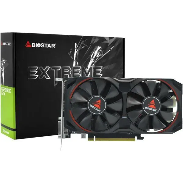 Placa de Vídeo Biostar Extreme Gaming GeForce GTX 1050 Ti 4 GB GDDR5 - Preto (VN1055TF41)