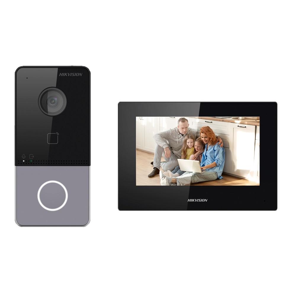 Interfone Hikvision IP DS-KIS605-P(C) Video Kit