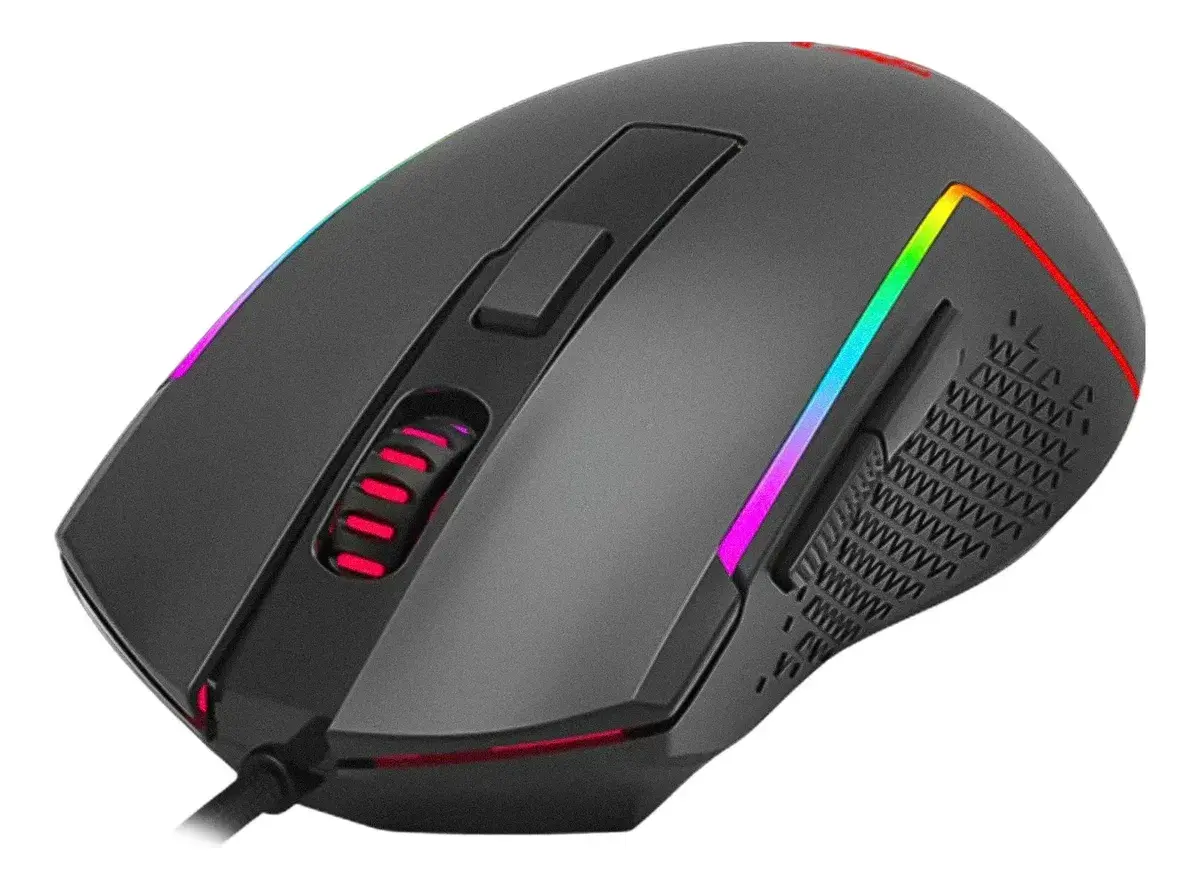 MOUSE REDRAGON TRIDENT M616 RGB C/FIO PRETO