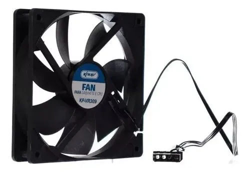 COOLER GAB. MOLEX 12X12 4PINOS 120MM PRETO
