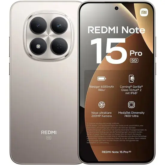 Anúncio: Celular Xiaomi Note 15 Pro 8/512GB 5G Titanium BR