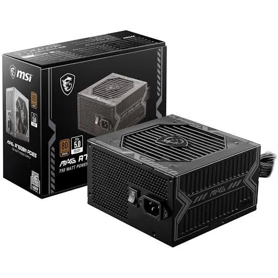 FONTE 750W MSI MAG A750BN 80+ BRONZE (IVA)