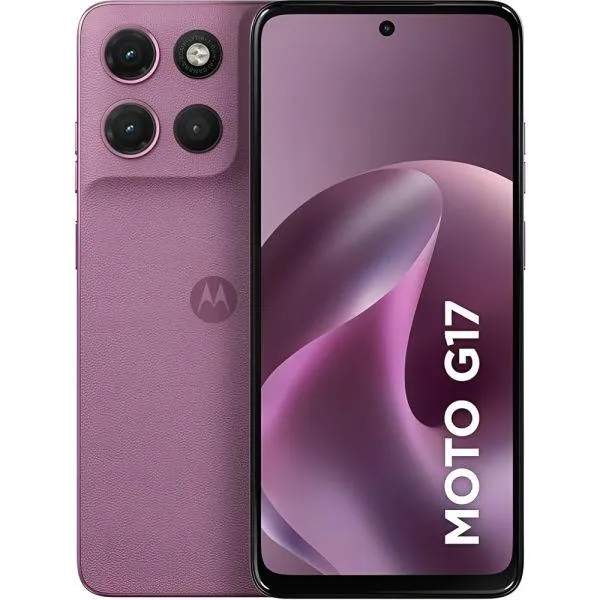 Smartphone Motorola Moto G17 XT2623-1 Dual 256GB - Pantone Bordeaux