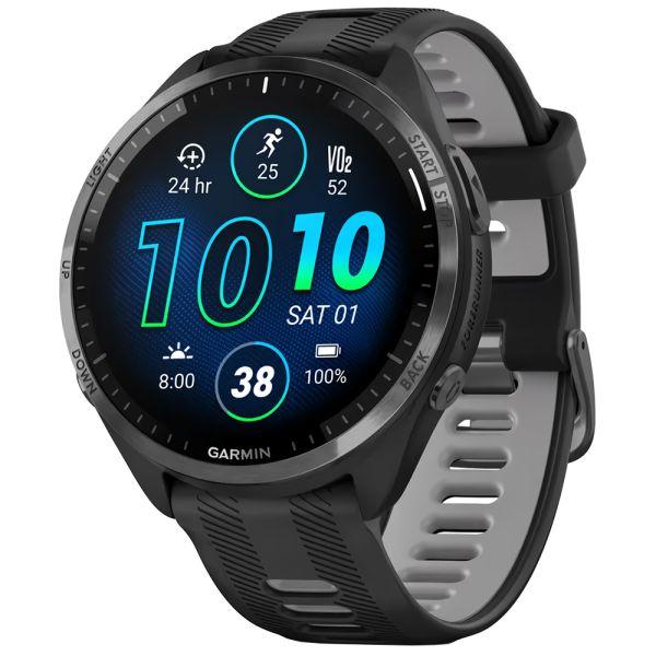 Relógio Smartwatch Garmin Forerunner 965 - Black/Powder Gray
