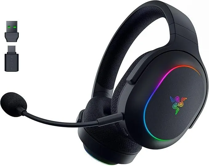 FONE RAZER BARRACUDA X CHROMA PRETO S/FIO