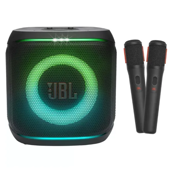 Caixa de Som JBL PartyBox Encore 2 Plus Bluetooth 100W com 2 Microfones Sem Fio - Preto