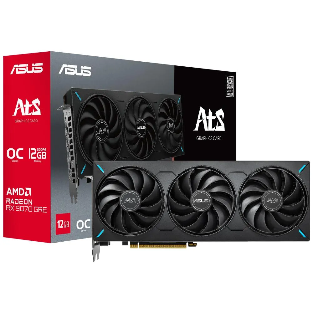 Placa de Vídeo 12GB EXP. RX-9070GRE Asus ATS OC GTLLL