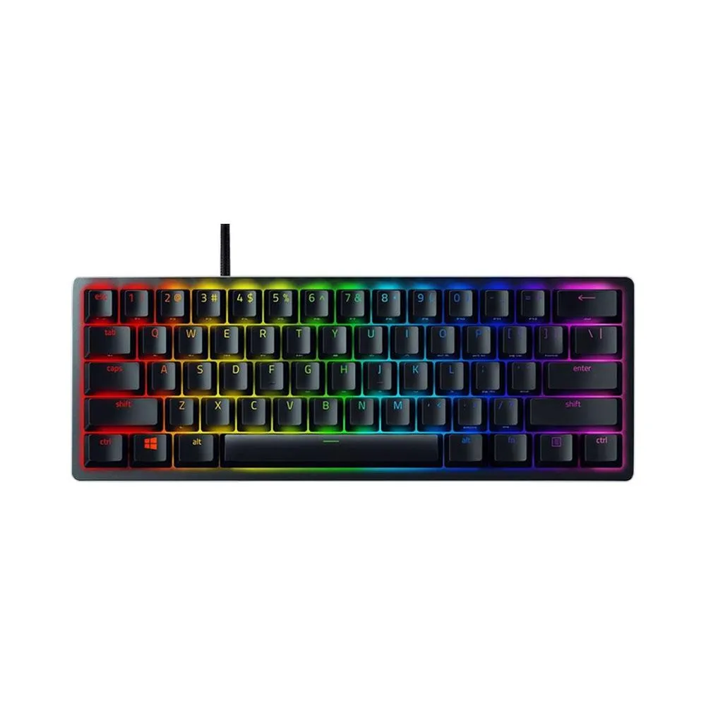 Teclado Gamer Mecânico Óptico Razer Huntsman Mini 60% Preto - RZ03-03393200-R3U1
