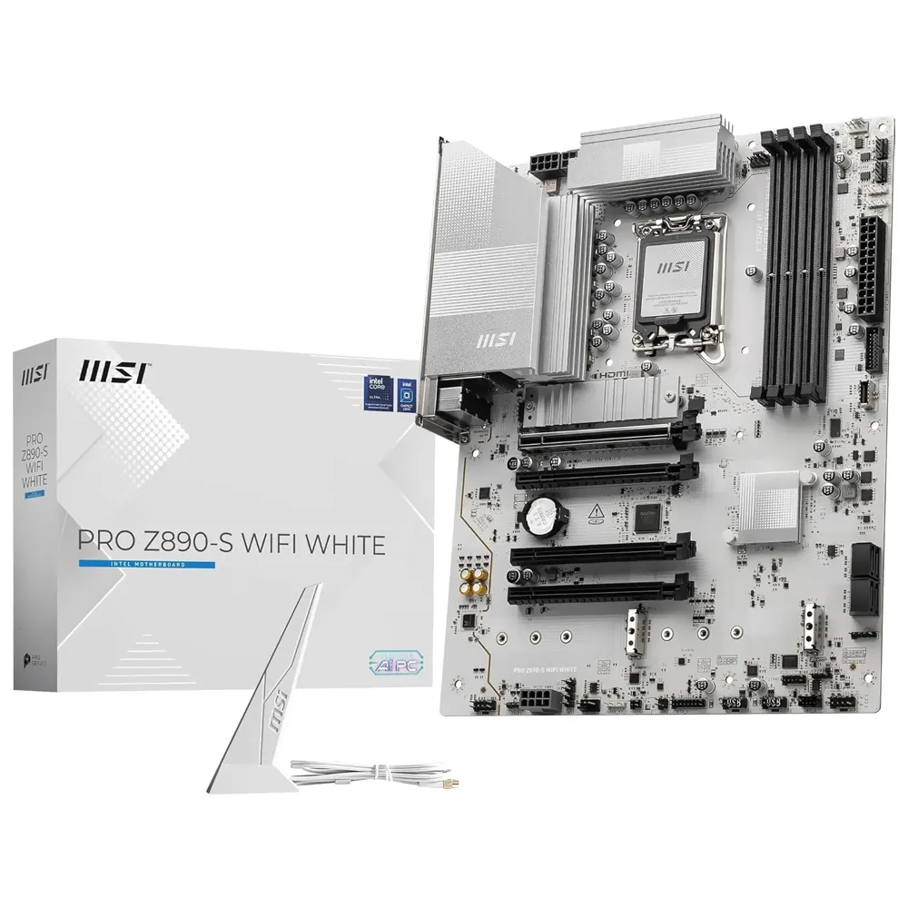 Anúncio: Placa Mãe MSI Pro Z890-S Wi-Fi White Socket LGA 1851 / DDR5