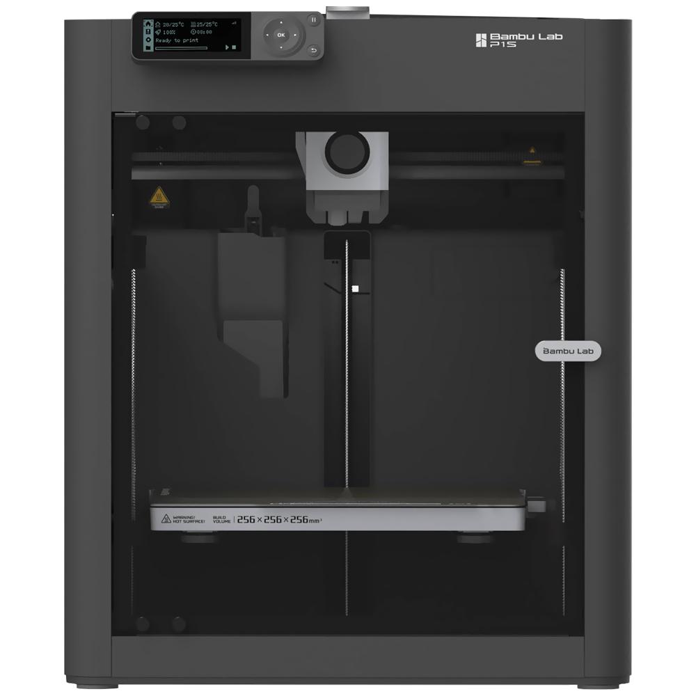 Impressora 3D Bambu Lab P1S, PF001-U US, Velocidade 500mm/s - Cinza