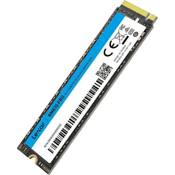 SSD M.2 NVMe Lexar NM610 PRO 1TB 3300/2600 MB/s (LNM610P001T-RNNNG)