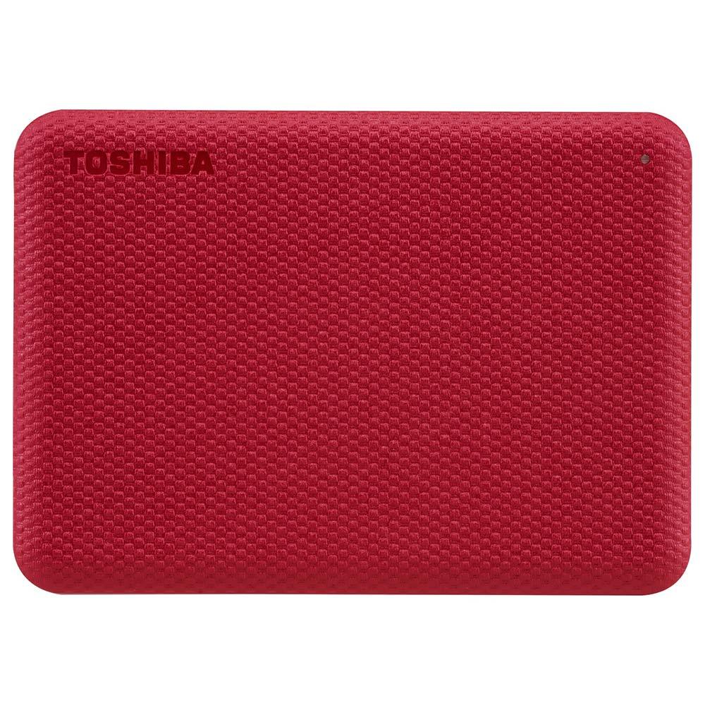 HD Externo Toshiba Canvio Advance 4TB 2.5" USB 3.2 - Vermelho - HDTCA40XR3CA