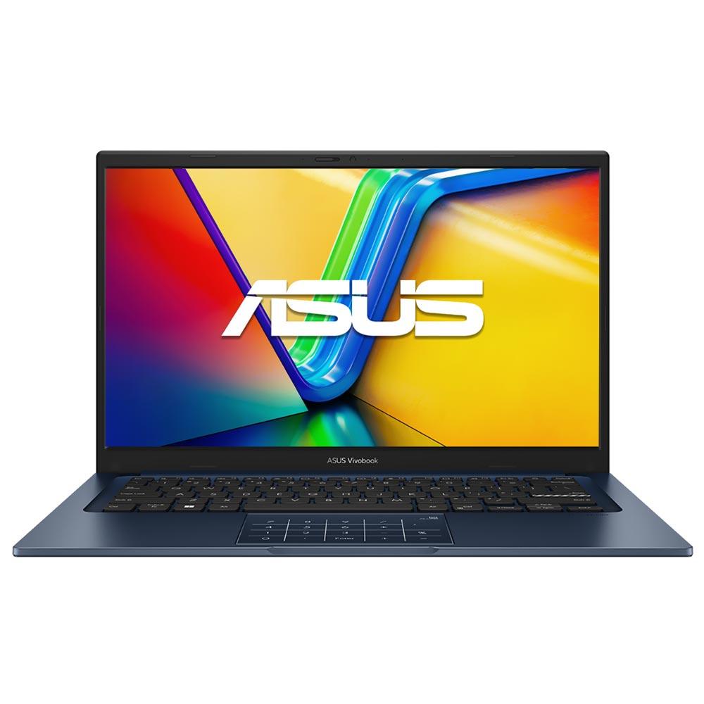 Notebook ASUS Vivobook 14 X1404VA-I512256, Intel Core i5-1334U, Tela FHD 14.0", 12GB RAM, 256GB SSD, Windows 11 Home Inglês - Quiet Blue