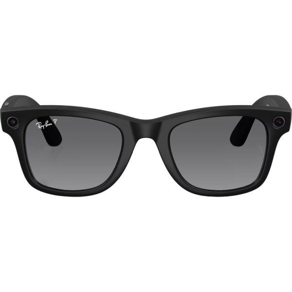 Óculos de Sol Smart Ray-Ban Meta Wayfarer (Gen 2) RW4012 Polarizado - Matte Black/Graphite