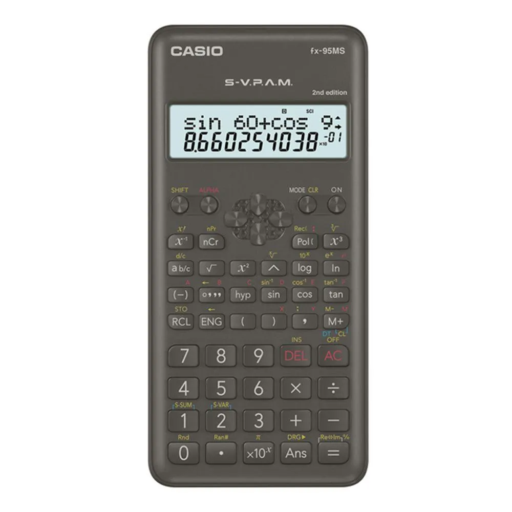 Calculadora Científica Casio FX-95MS 2nd Edition - Preto