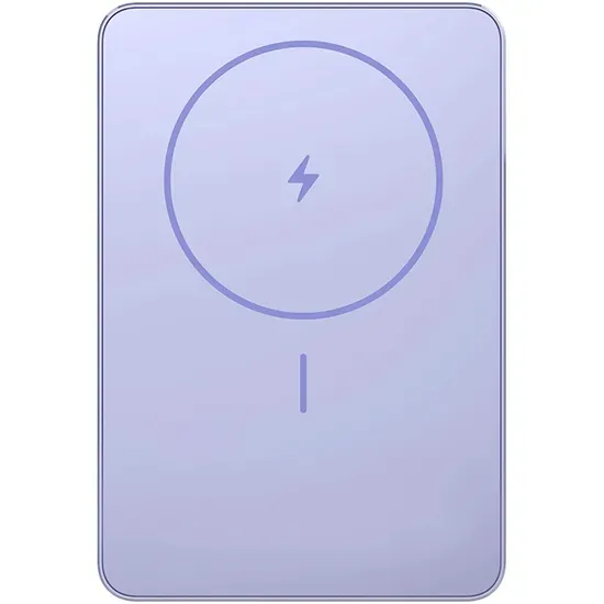 Carregador Portátil Xiaomi  5000MAH WPB0507S Magsafe Roxo