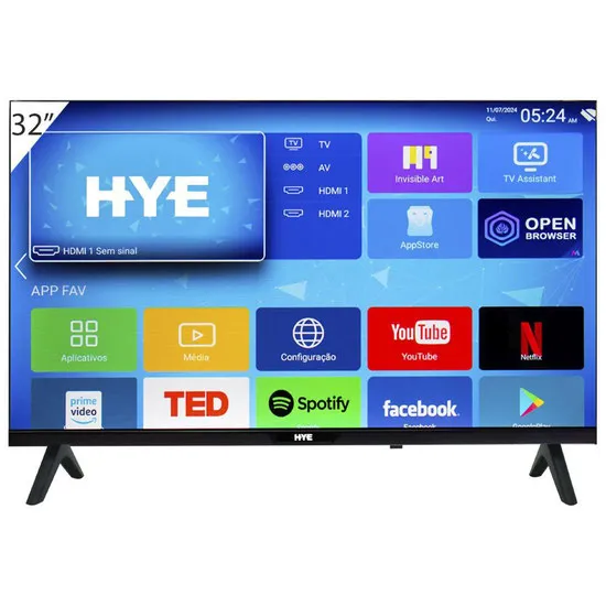 Anúncio: TV LED HYE TV32ATHWQ 32" HD Smart Android 14