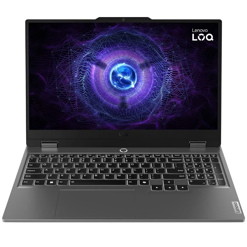 Notebook Gamer Lenovo LOQ Essential 15IRX11 i7-13650HX FHD 15.6" RTX 5060 8GB Win11 Home Inglês - Eclipse Preto (83SC007RUS)